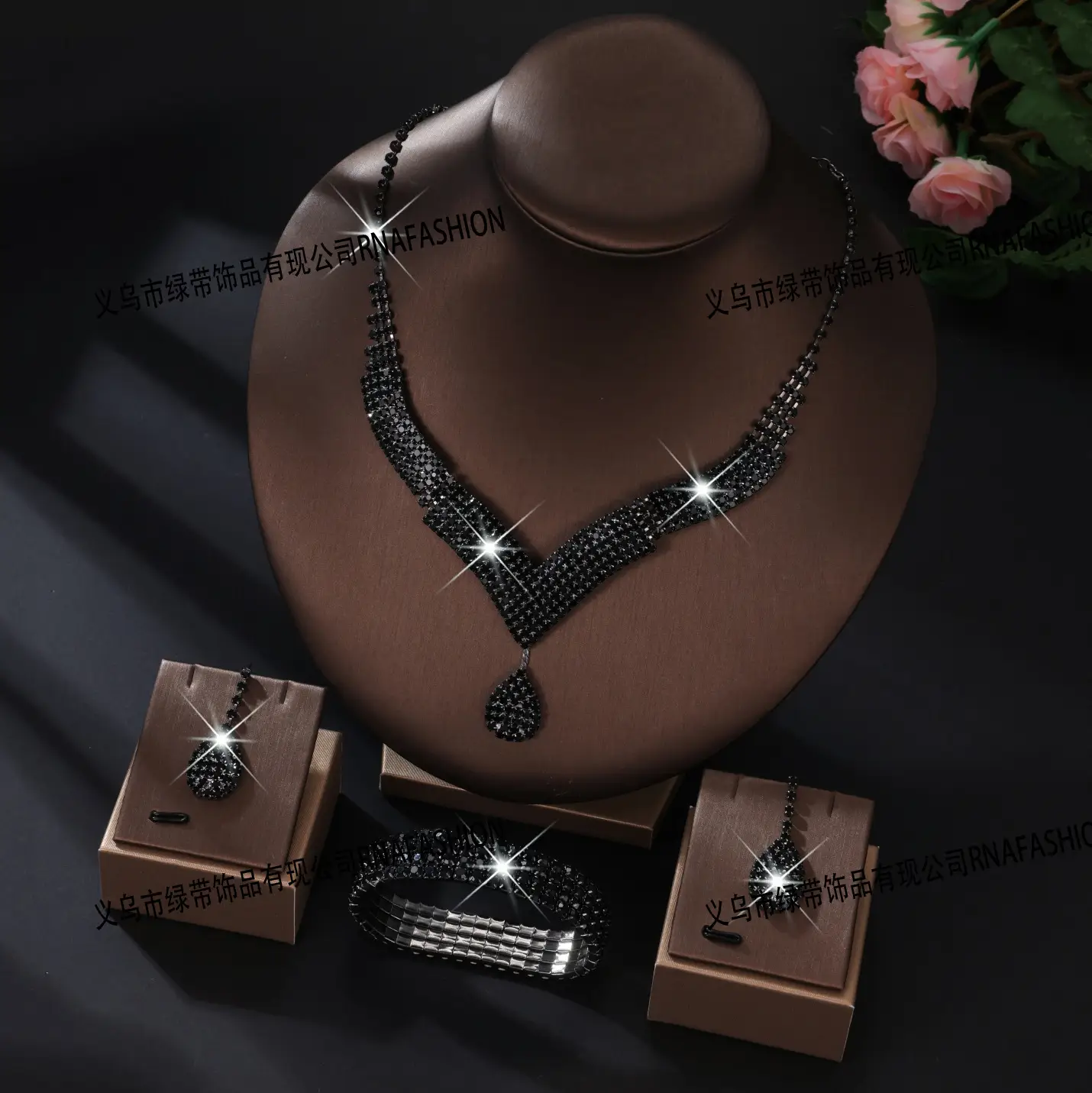 European & American Wedding Jewelry Set for Women - Image 5