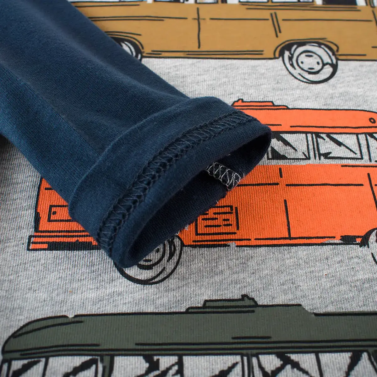 27Kids Boys Long Sleeve T-Shirt Blue Live Supply - Image 3