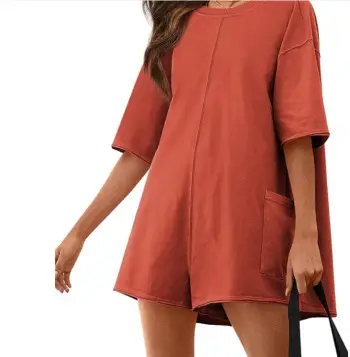 Blue 2024 Summer V-Neck Pocket Jumpsuit for Women - Image 12