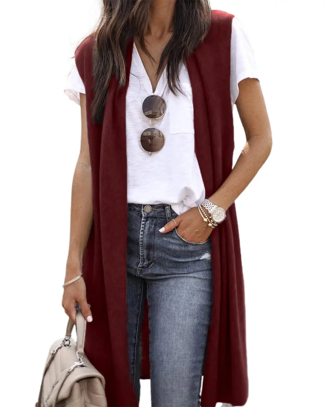 2026 Cross-Border Hot-Selling Vest Purple 8820 - Image 11