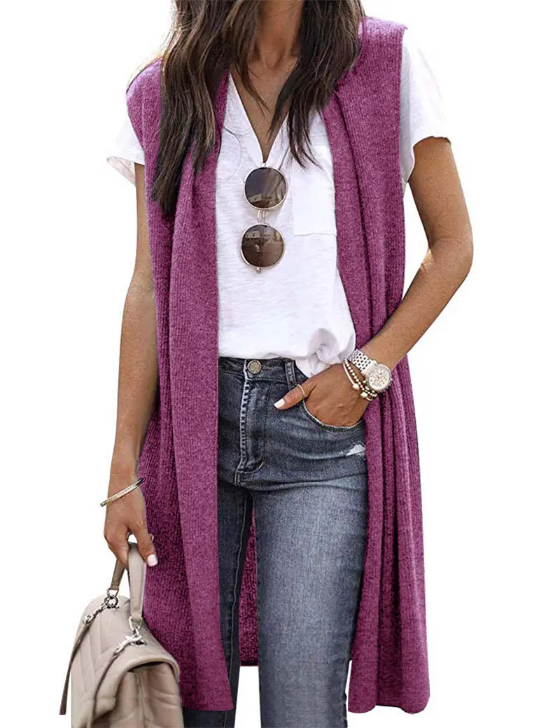2026 Cross-Border Hot-Selling Vest Purple 8820 - Image 2