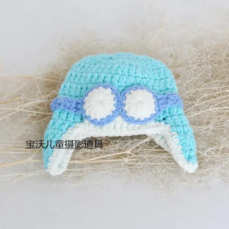 Air Force Hat for Baby Photography Cotton Woven