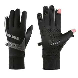 Foreign Trade Gloves for Outdoor Sports, Windproof, Fleece-Lined, Touchscreen-Compliant, Unisex, Hiking, Non-Slip, Waterproof, Warm, Cold-Resistant — feature 31