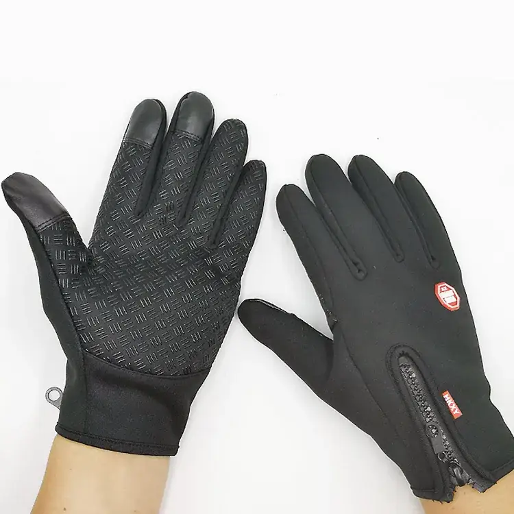 Foreign Trade Gloves for Outdoor Sports, Windproof, Fleece-Lined, Touchscreen-Compliant, Unisex, Hiking, Non-Slip, Waterproof, Warm, Cold-Resistant - Image 3