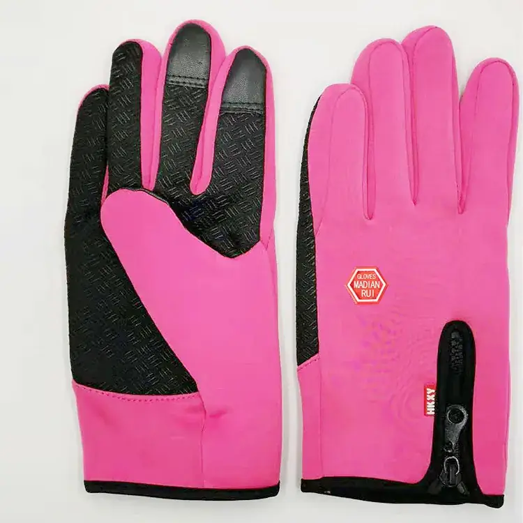 Foreign Trade Gloves for Outdoor Sports, Windproof, Fleece-Lined, Touchscreen-Compliant, Unisex, Hiking, Non-Slip, Waterproof, Warm, Cold-Resistant - Image 6