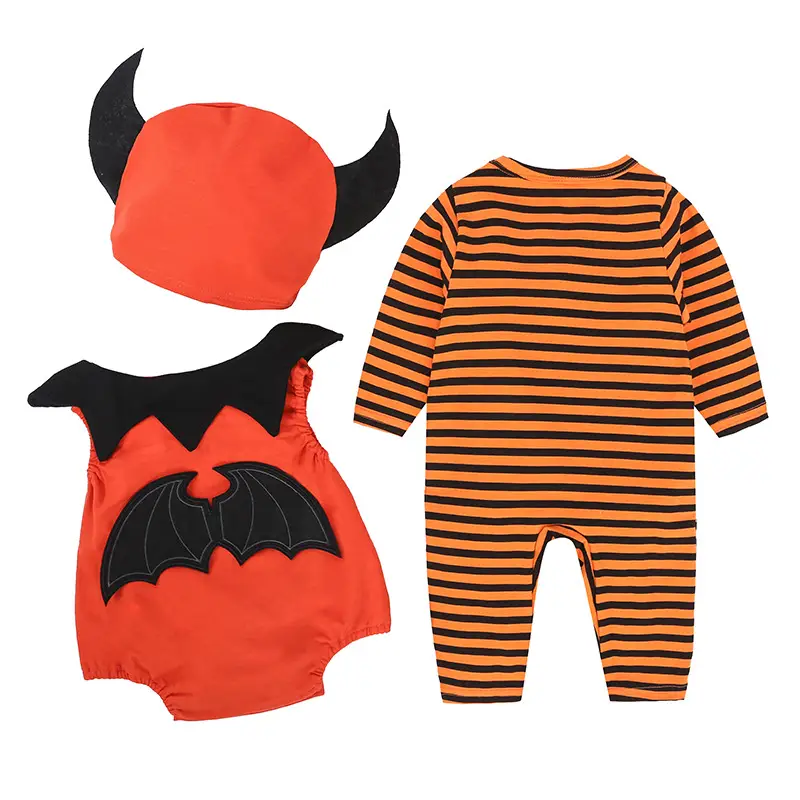 Halloween 3-Piece Baby Set with Hat & Pants - Image 3