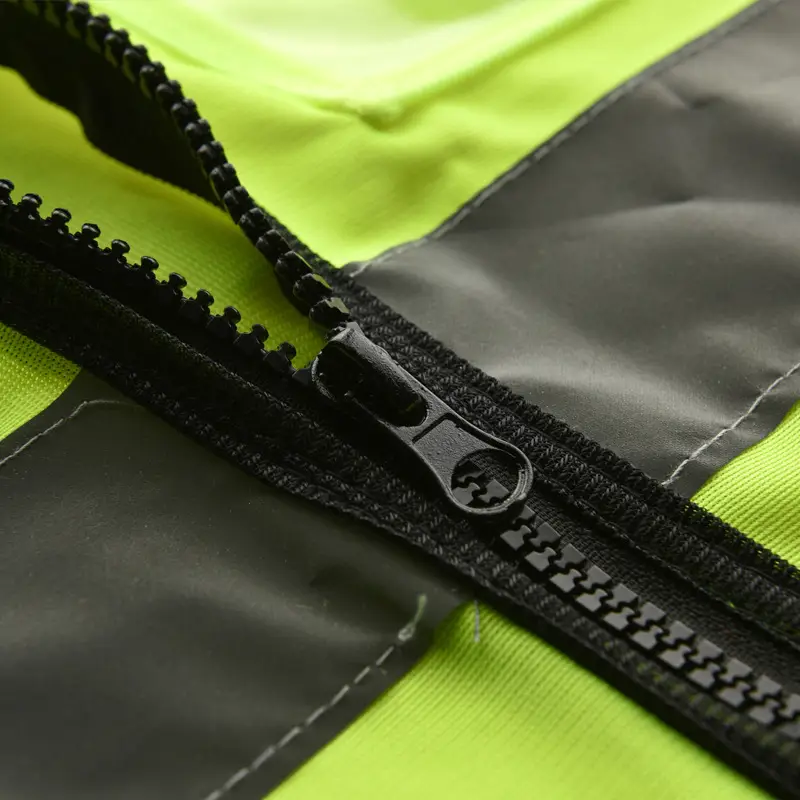 Reflective Safety Vest with Multi-Pockets & Logo Print - Image 9