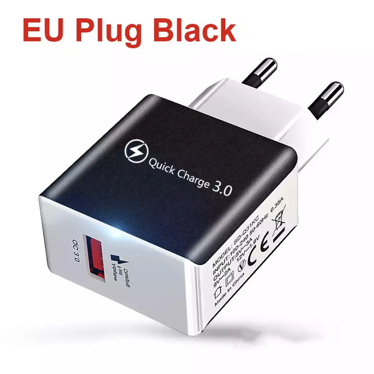 Universal QC3.0 Fast Charging Charger Head for Phones - Image 2