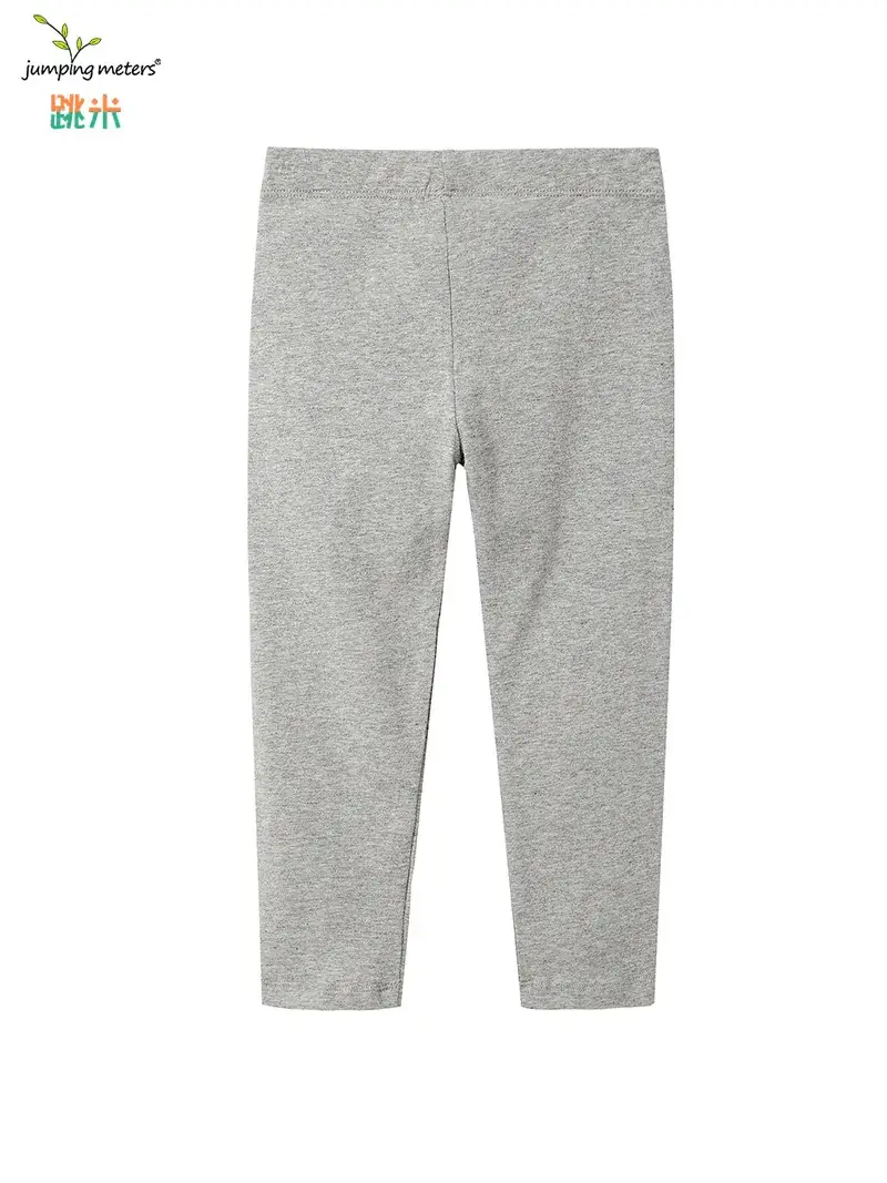 Girls Cotton Spring Leggings with Fox Embroidery - Image 3