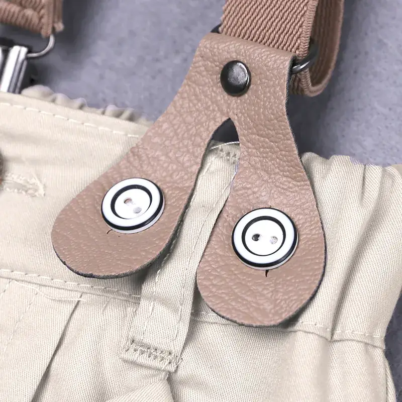 Baby Boys Bow Tie Shorts Suit Beige White Four Piece - Image 4