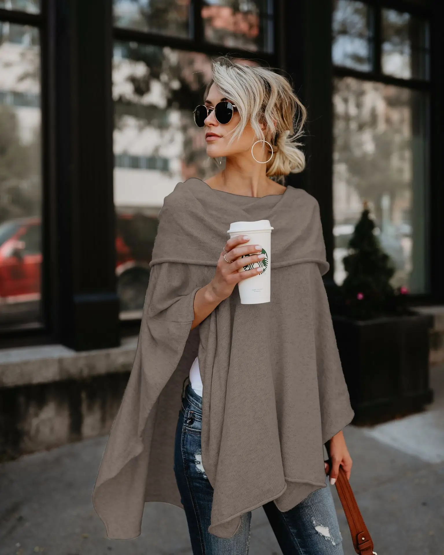 Asymmetrical Off-Shoulder Top T-Shirt Purple — feature 19
