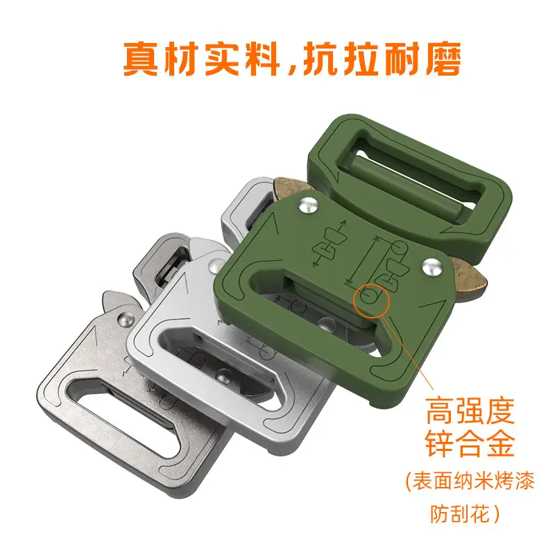 Cobra Zinc Alloy Belt Buckle 27mm Multi-Color Quick Release