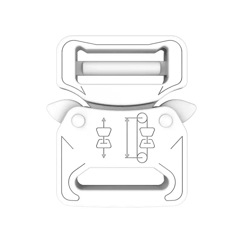 Cobra Zinc Alloy Belt Buckle 27mm Multi-Color Quick Release