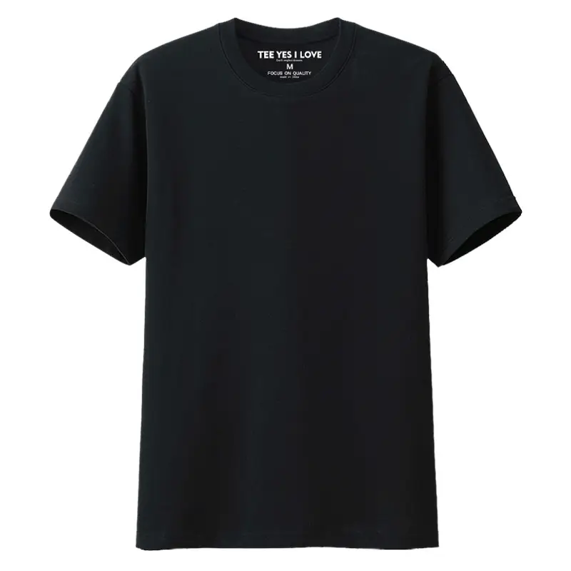 Pure Cotton Red Crewneck T-Shirt for Men - Image 4