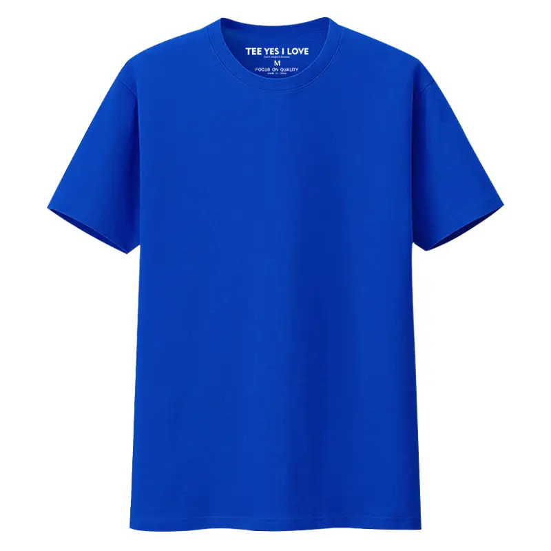 Pure Cotton Red Crewneck T-Shirt for Men - Image 5