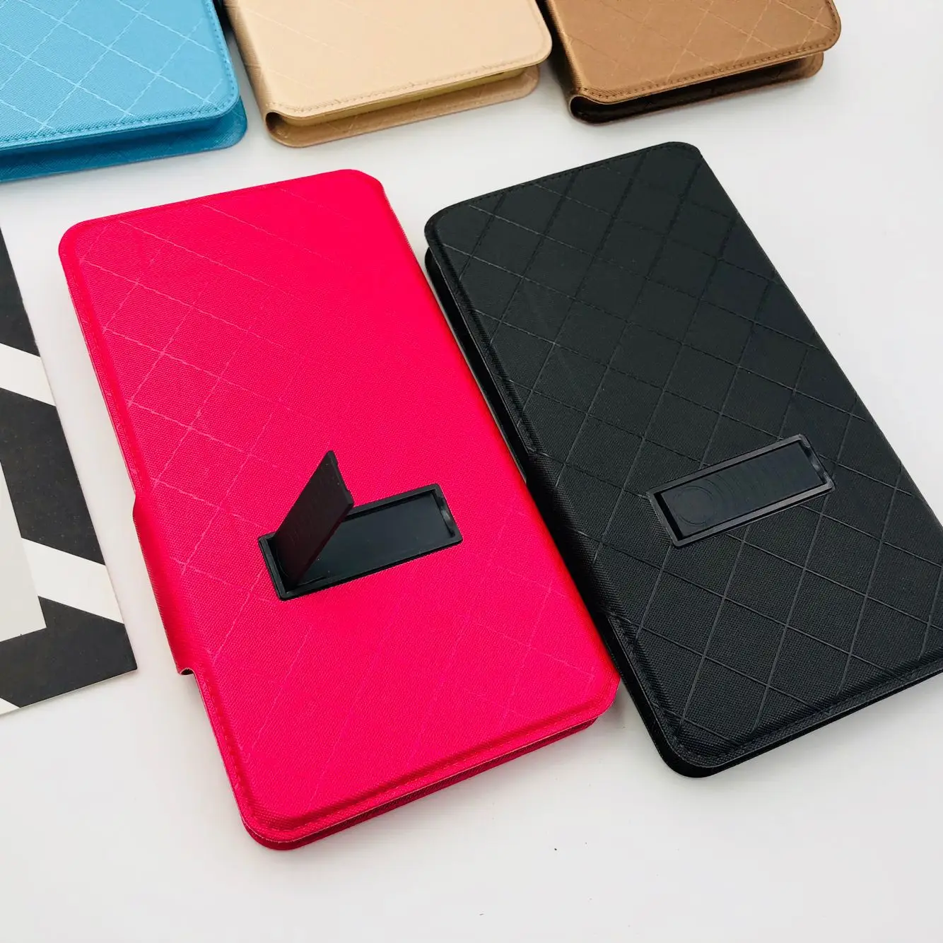Universal Leather Belt Mobile Phone Case with Push-Pull Closure - Image 7