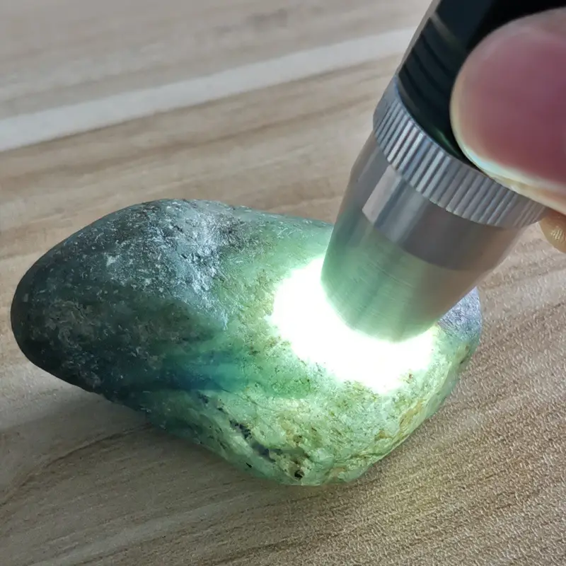 Jade Raw Stone Flashlight for Jewelry & Decor - Image 20