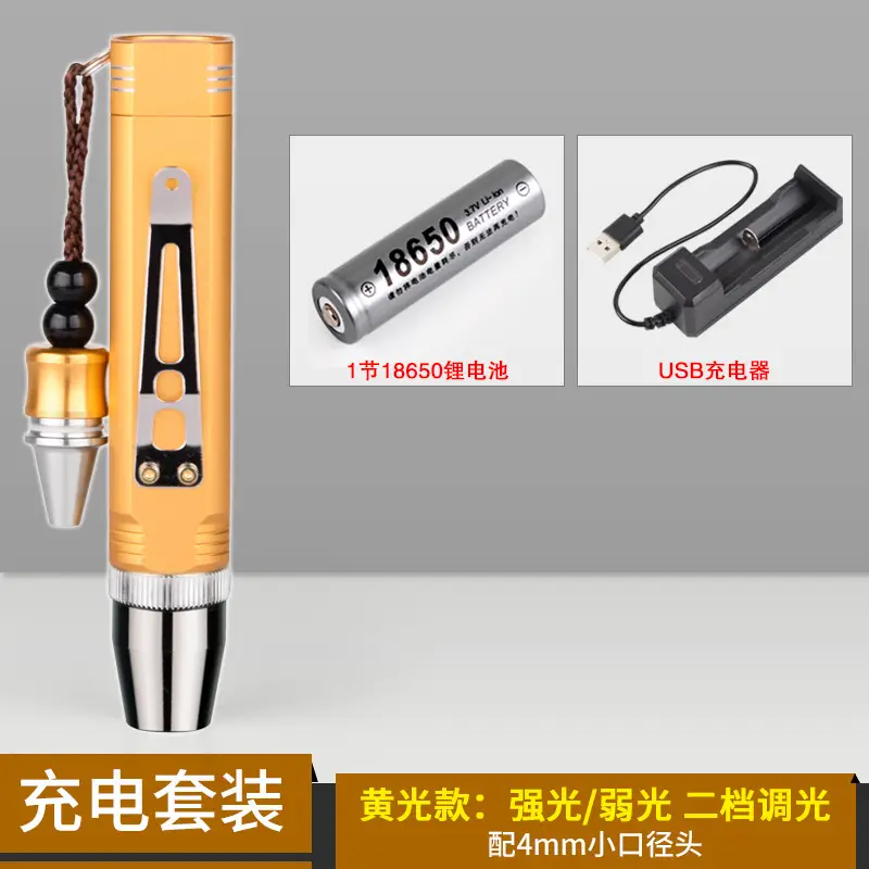 Jade Raw Stone Flashlight for Jewelry & Decor - Image 8