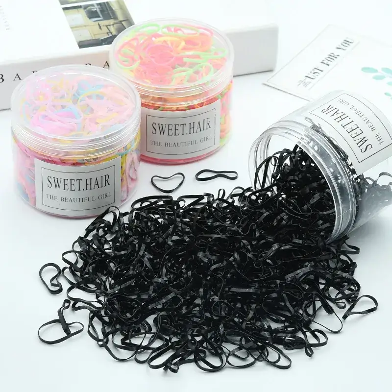 Disposable Rubber Bands for Kids Hair Ties Hair Rings Wholesale - Image 20