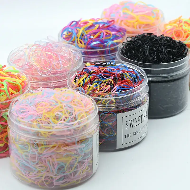 Disposable Rubber Bands for Kids Hair Ties Hair Rings Wholesale - Image 21