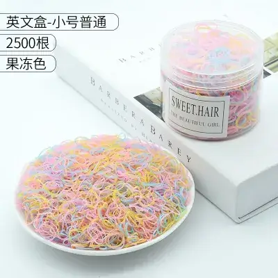 Disposable Rubber Bands for Kids Hair Ties Hair Rings Wholesale - Image 10