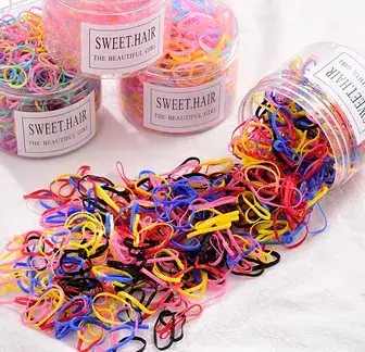 Disposable Rubber Bands for Kids Hair Ties Hair Rings Wholesale - Image 15