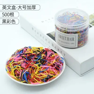 Disposable Rubber Bands for Kids Hair Ties Hair Rings Wholesale - Image 2