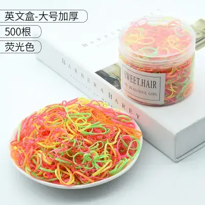 Disposable Rubber Bands for Kids Hair Ties Hair Rings Wholesale - Image 3