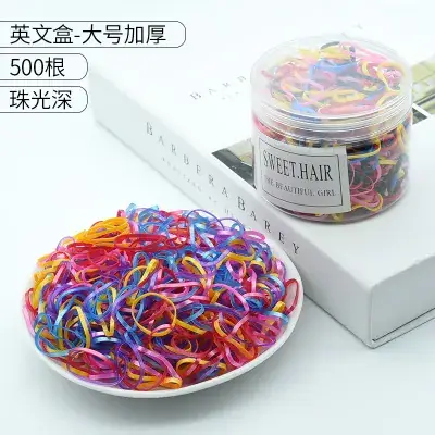 Disposable Rubber Bands for Kids Hair Ties Hair Rings Wholesale - Image 4