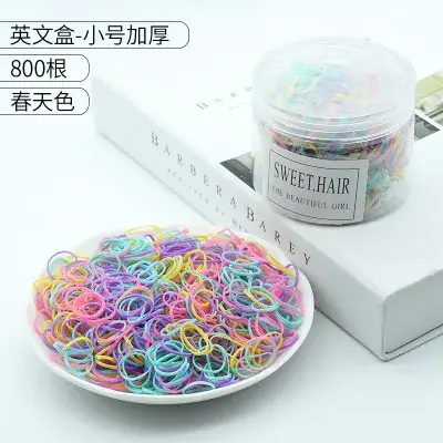 Disposable Rubber Bands for Kids Hair Ties Hair Rings Wholesale - Image 6