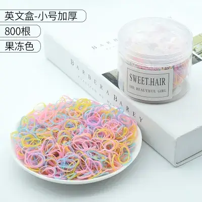 Disposable Rubber Bands for Kids Hair Ties Hair Rings Wholesale - Image 7