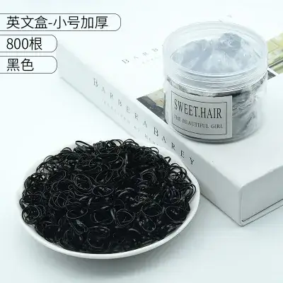 Disposable Rubber Bands for Kids Hair Ties Hair Rings Wholesale - Image 8