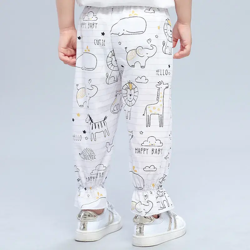 2024 Anti-Mosquito Lantern Pants for Kids Cotton Spring Autumn - Image 5