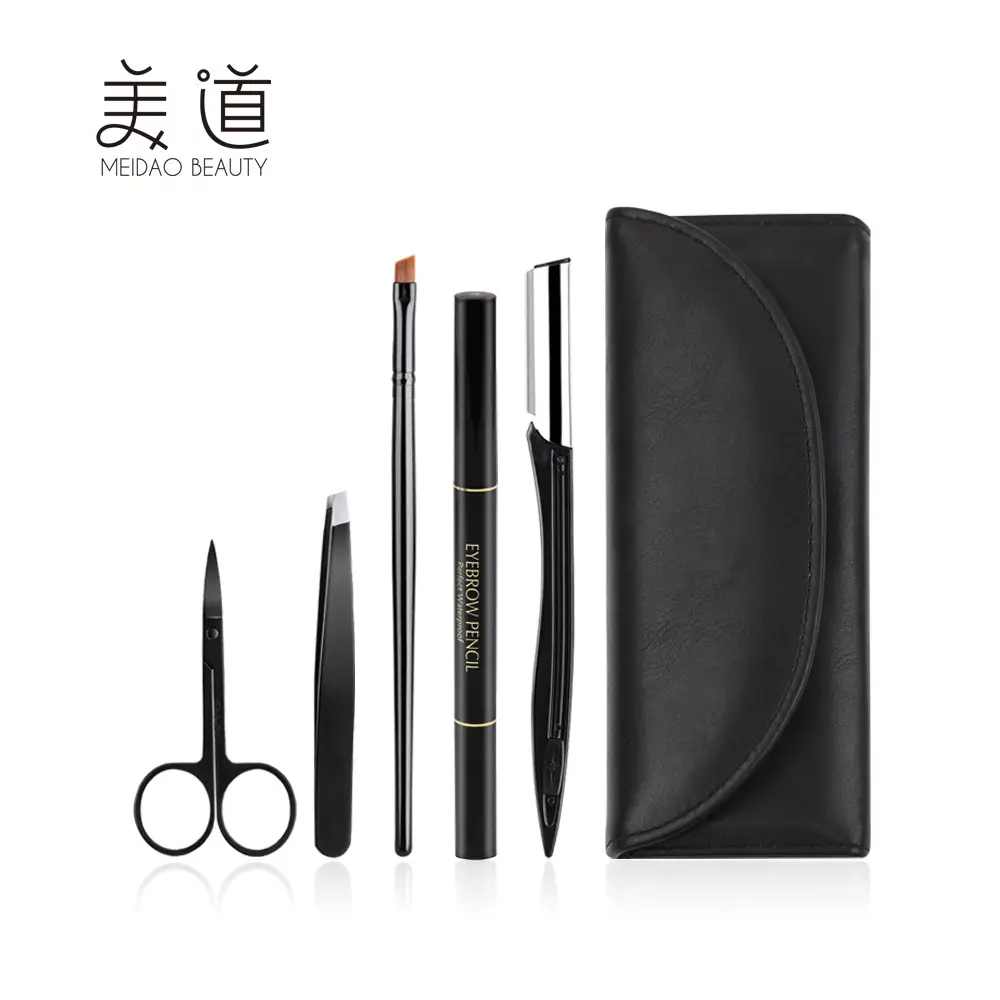 Stainless Steel Eyebrow Pencil & Clip Set - Image 7