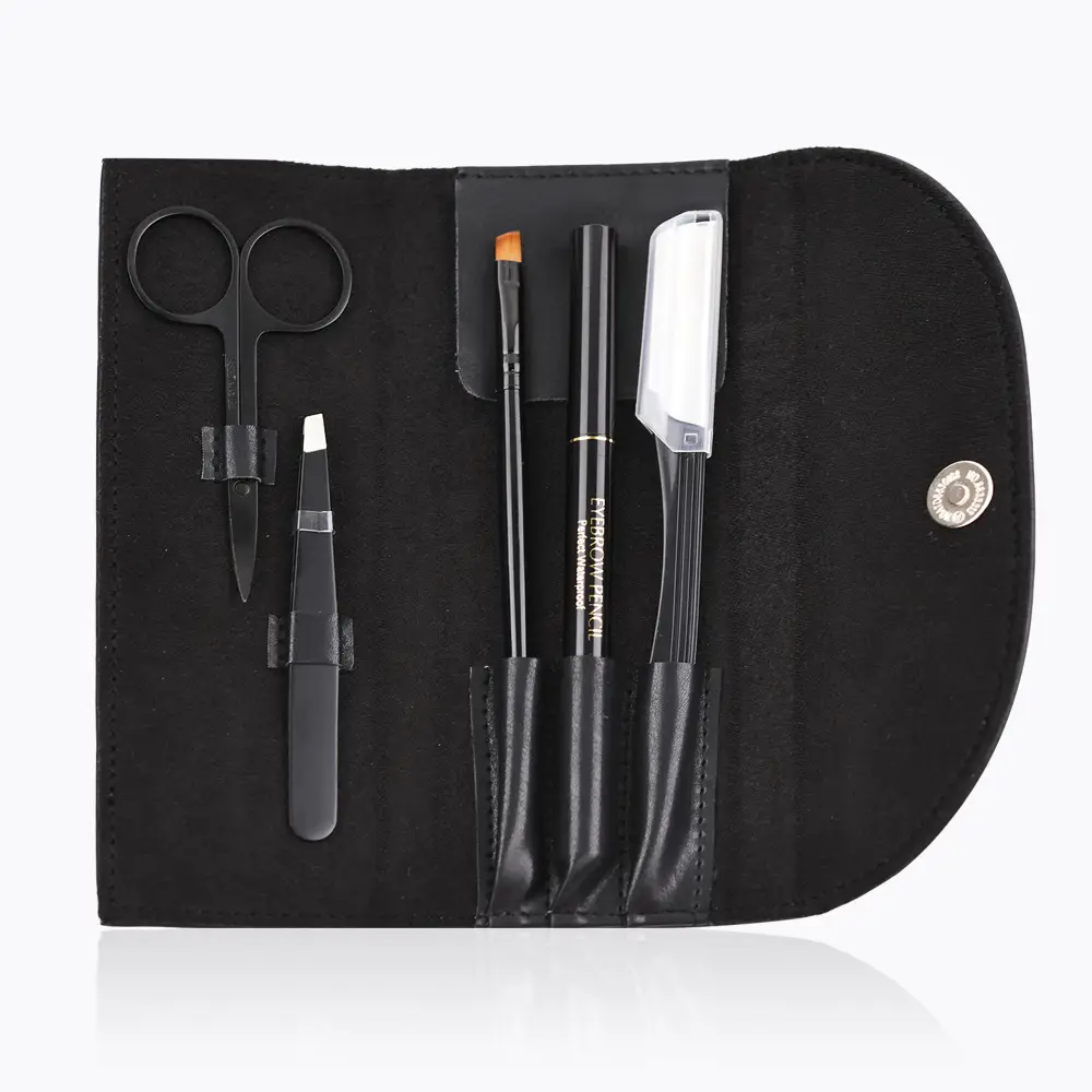 Stainless Steel Eyebrow Pencil & Clip Set - Image 8