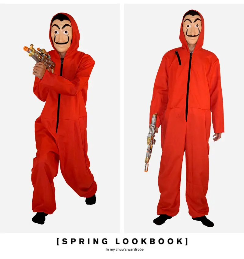 Red Anime Wanno Hooded Suit Halloween Costume — feature 10