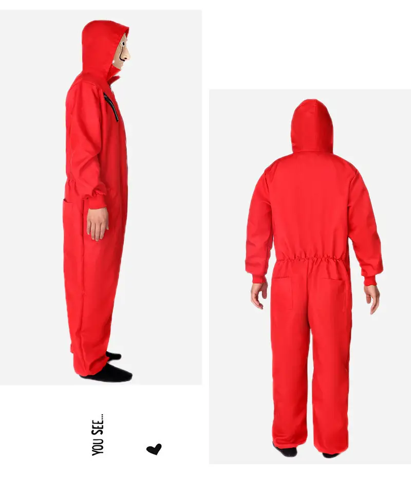 Red Anime Wanno Hooded Suit Halloween Costume — feature 17