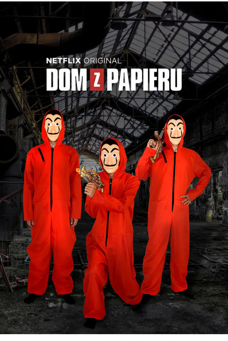 Red Anime Wanno Hooded Suit Halloween Costume — feature 4