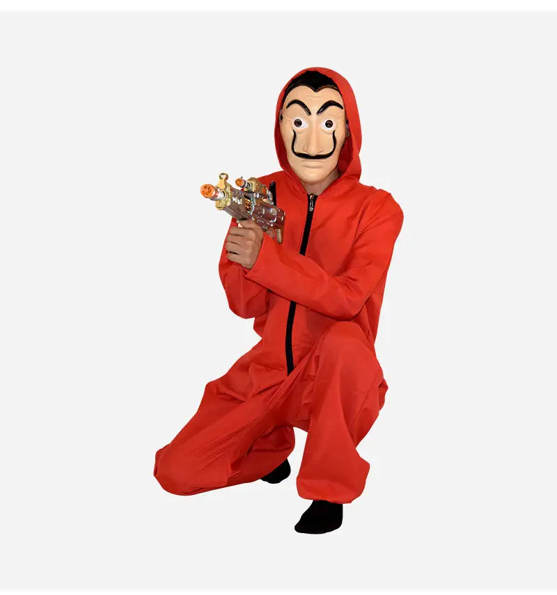 Red Anime Wanno Hooded Suit Halloween Costume — feature 9