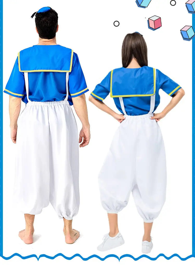 Navy Duck Sailor Suit for Kids & Adults Family Outfit — feature 10
