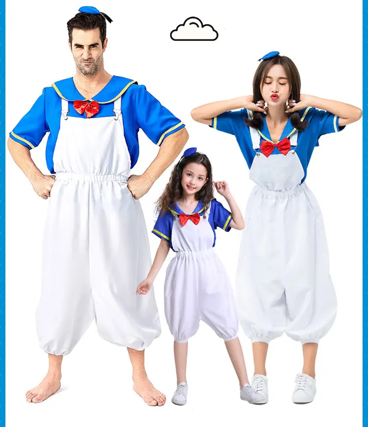 Navy Duck Sailor Suit for Kids & Adults Family Outfit — feature 6