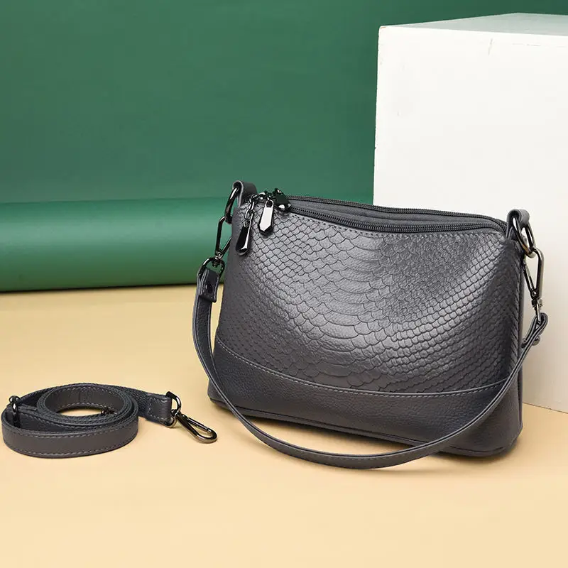 Korean Style Brown Crossbody Bag for Women