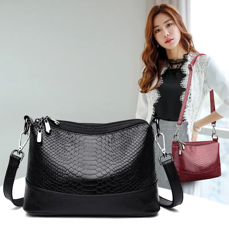 Korean Style Brown Crossbody Bag for Women