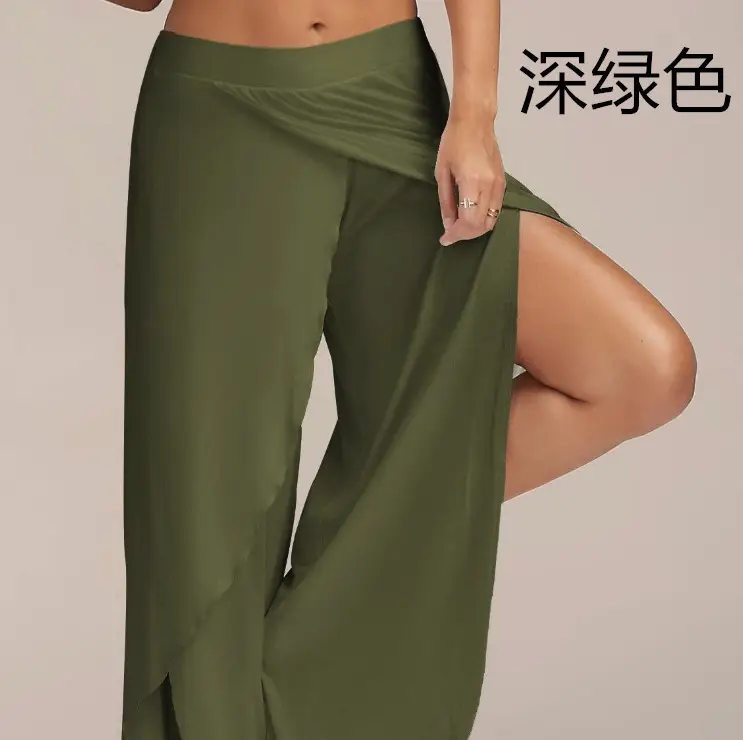 Women Wide Leg Yoga Pants 11 Colors 8 Size — feature 10