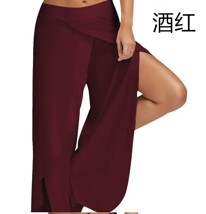 Women Wide Leg Yoga Pants 11 Colors 8 Size — feature 5