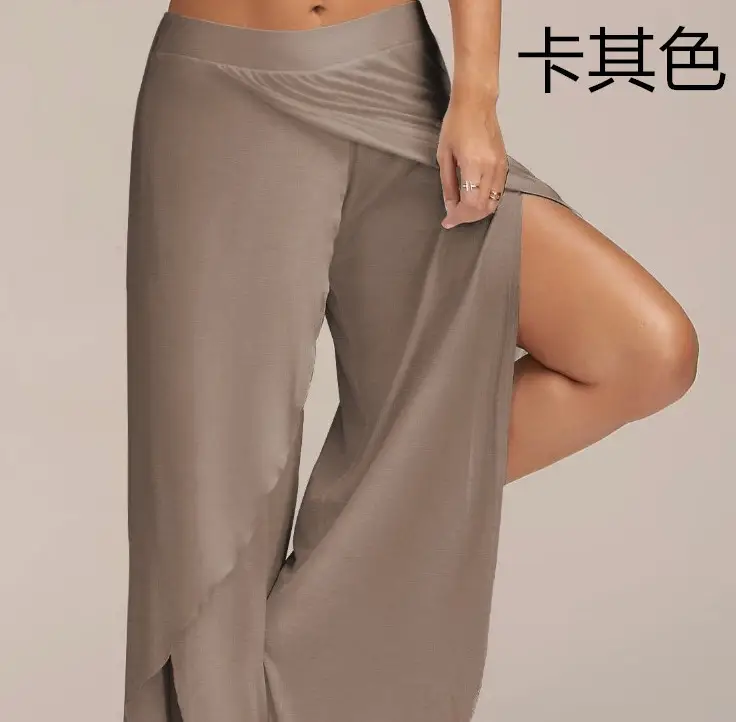 Women Wide Leg Yoga Pants 11 Colors 8 Size - Image 2