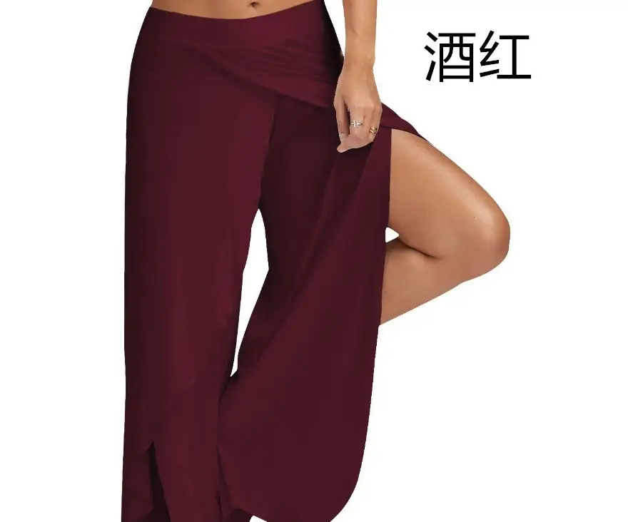 Women Wide Leg Yoga Pants 11 Colors 8 Size - Image 4