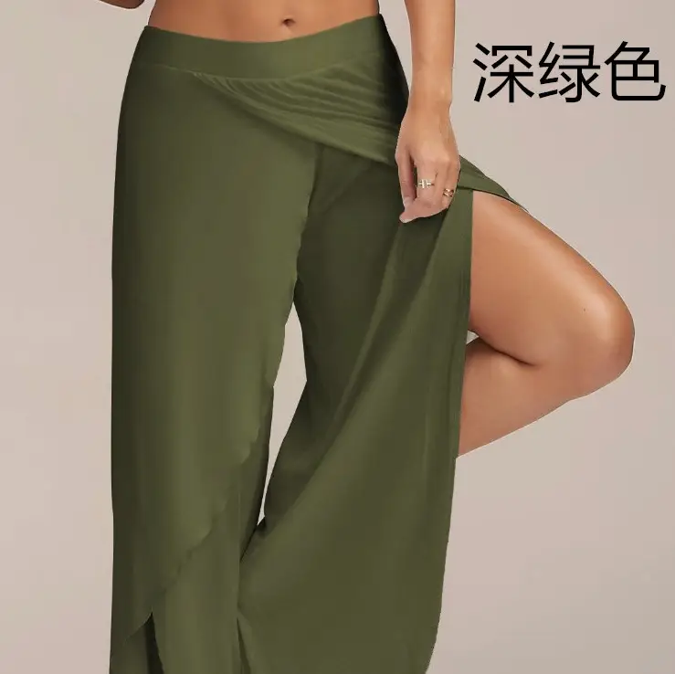 Women Wide Leg Yoga Pants 11 Colors 8 Size - Image 5