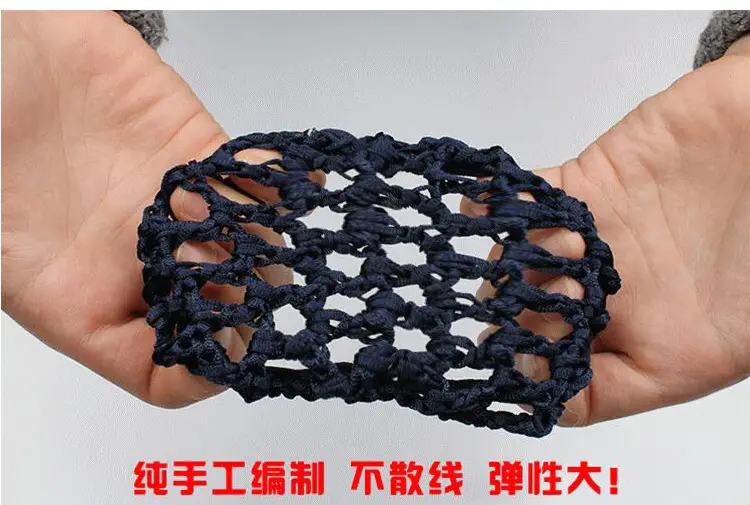 Professional Head Flower Bow Net Pocket Nurse Hair Clip — feature 5