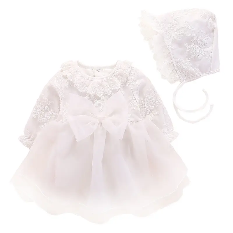 Pink Korean Style Baby Dress Set for 1-Year-Old